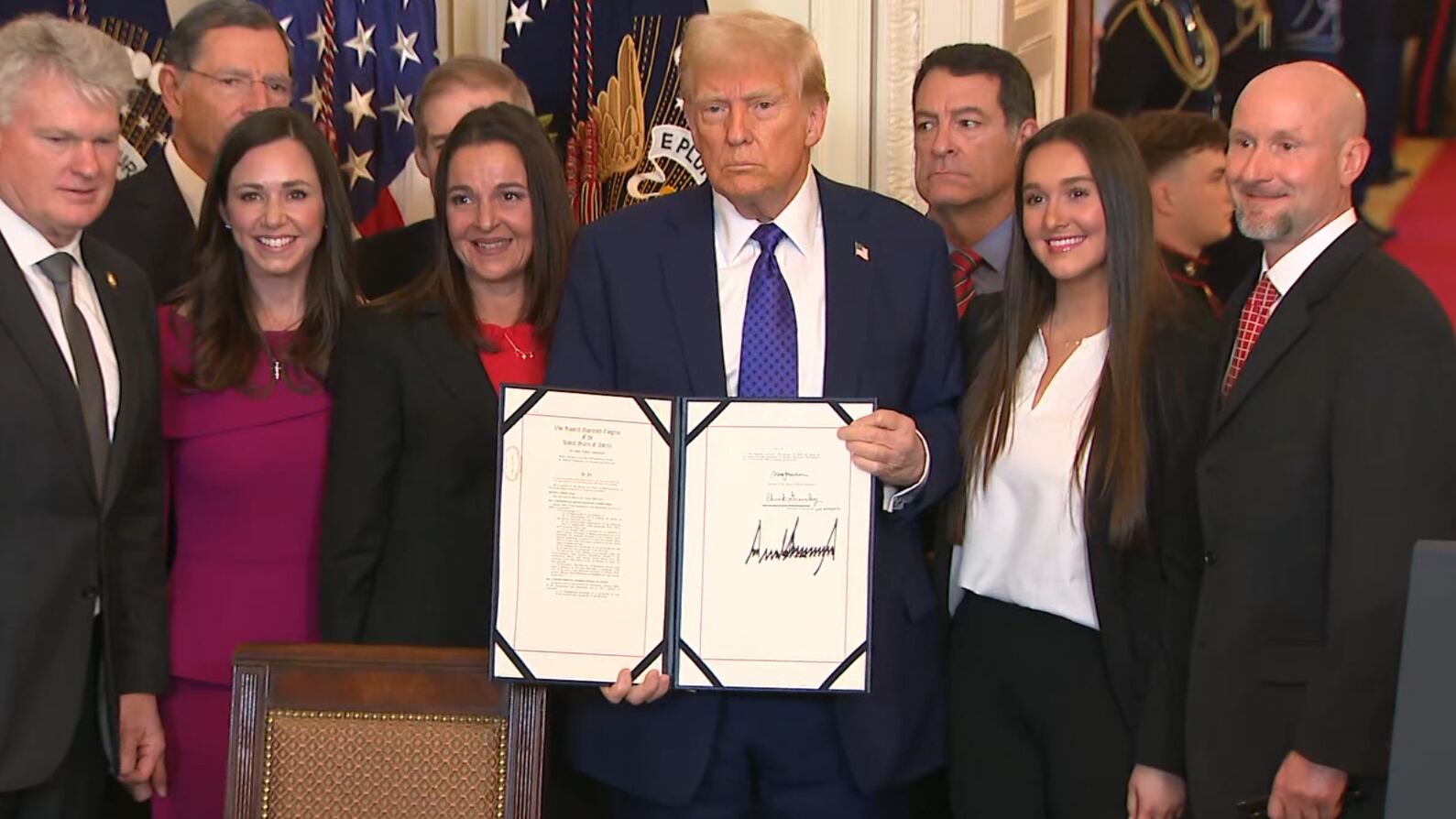 President Donald Trump signed the Laken Riley Act on Jan. 29, 2025.