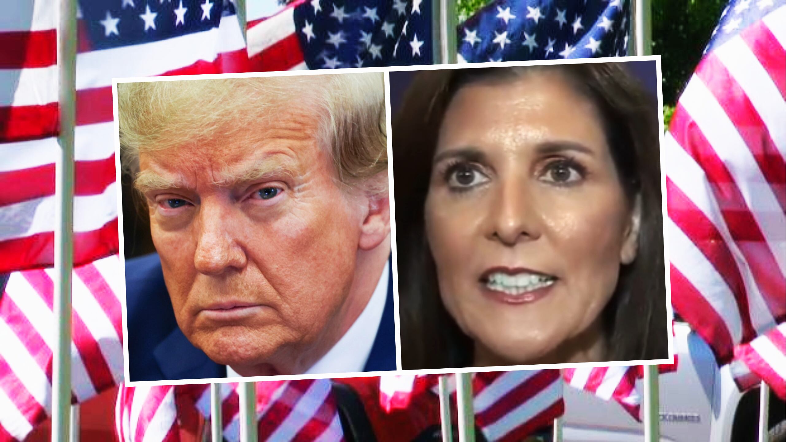 Donald Trump and Nikki Haley