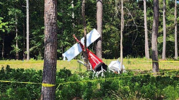 Two airlifted after plane crash