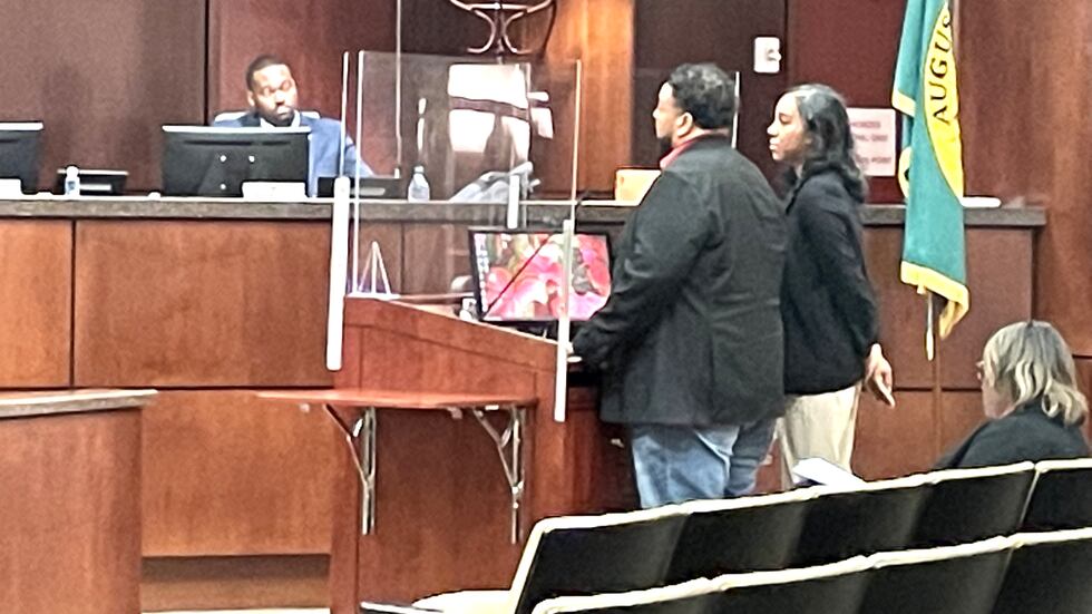 The owner of Level 9 makes his case before the Augusta Commission on April 25, 2023.