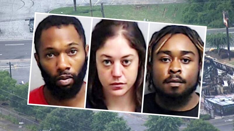 From left: John Wesley Wade, Natalie White and Chisom Kingston