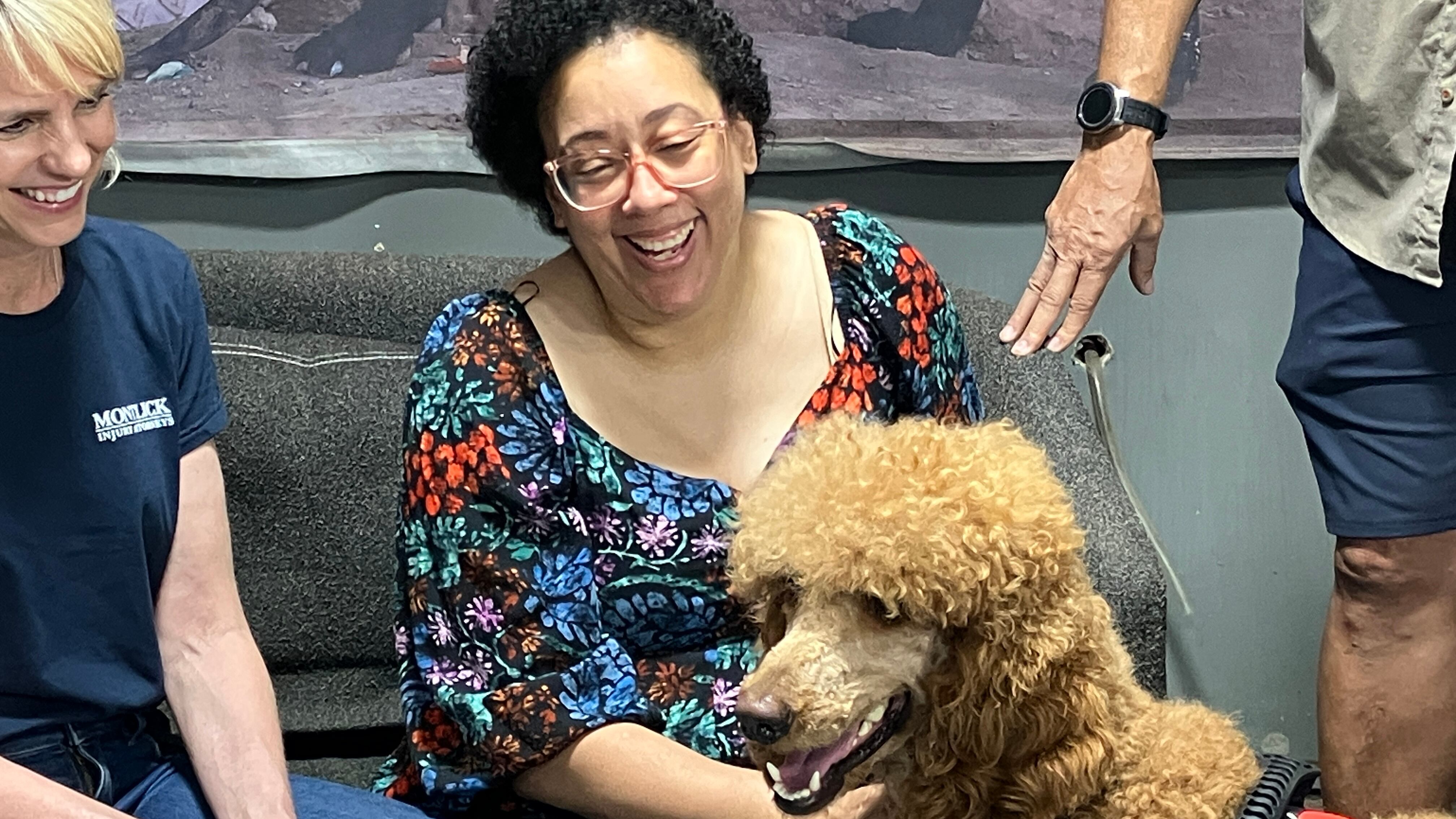 Army veteran Kerrie Porter lost her beloved service dog, Bruno, in March after he was struck...