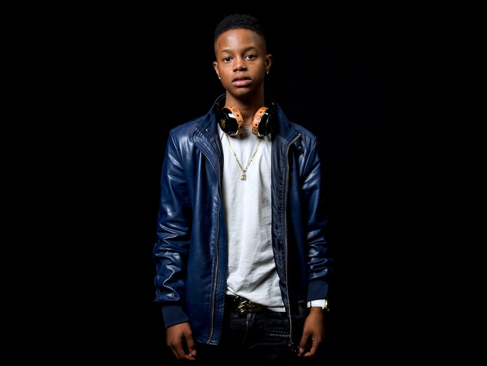 FILE - Rapper Silento poses for a portrait in New York, July 21, 2015.