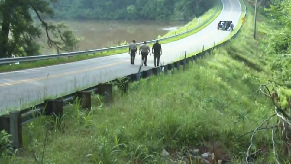 A multi-agency search was underway for Susan Rhodes, who was missing after a car crash.