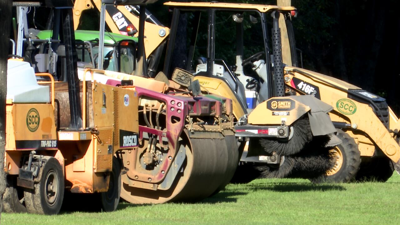 Whiskey Road repaving