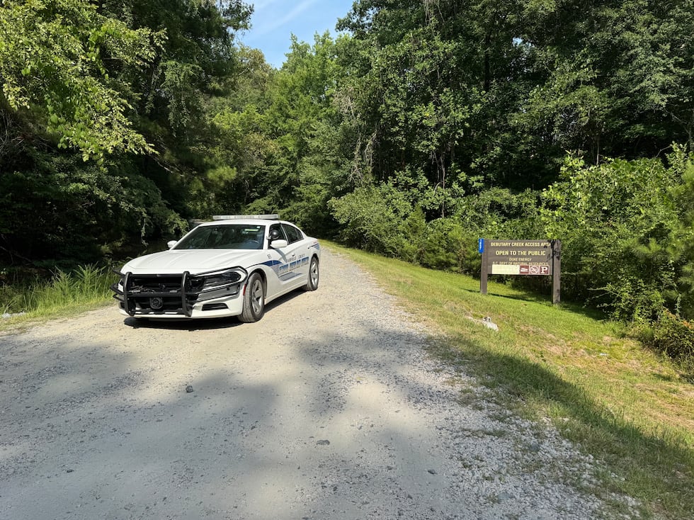 Our Meredith Anderson has provided a photo that shows access to the Debutary Creek area closed...