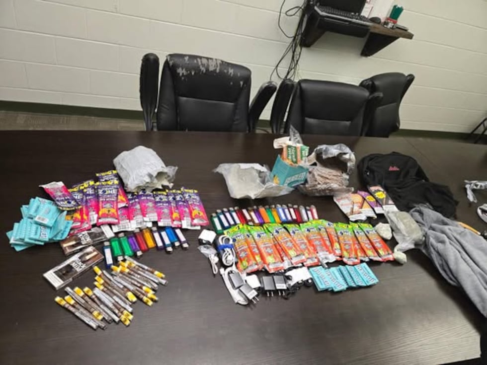 Seized in a Feb. 19 bust outside Washington State Prison.