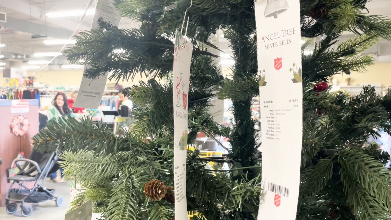 Salvation Army Angel Christmas Trees