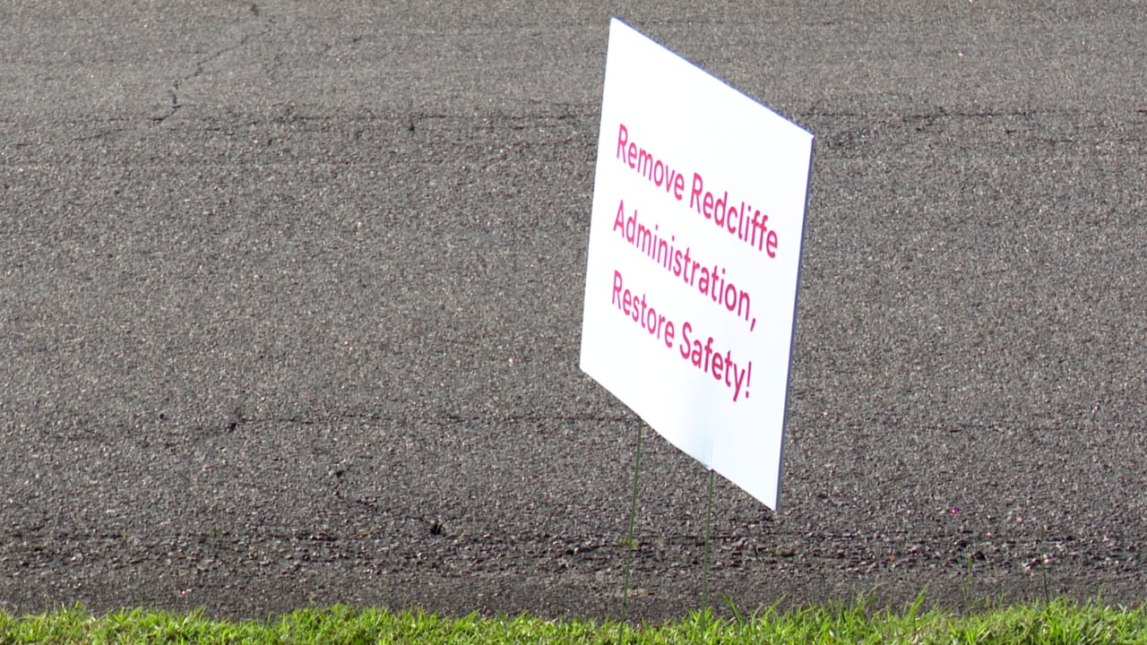 Protests over Redcliffe Elementary