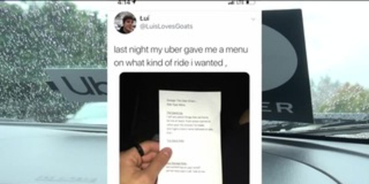 You Wont Believe Whats Inside The Uber Driver Menuits Crazy Hilarious