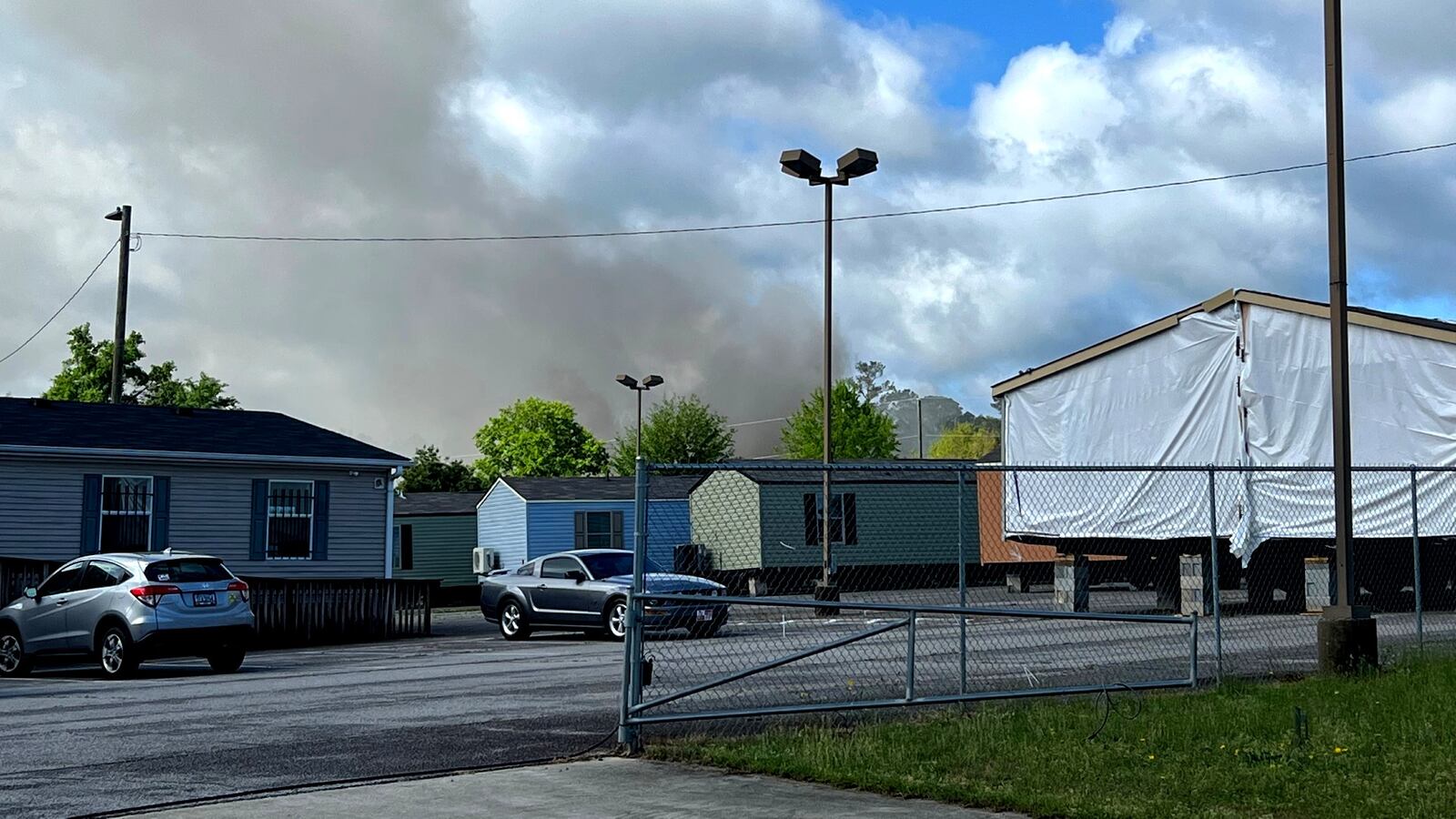 Gordon Rigg Fire Damage Storage units damaged in fire off Gordon Highway