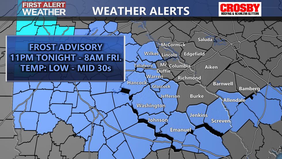 Frost Advisory