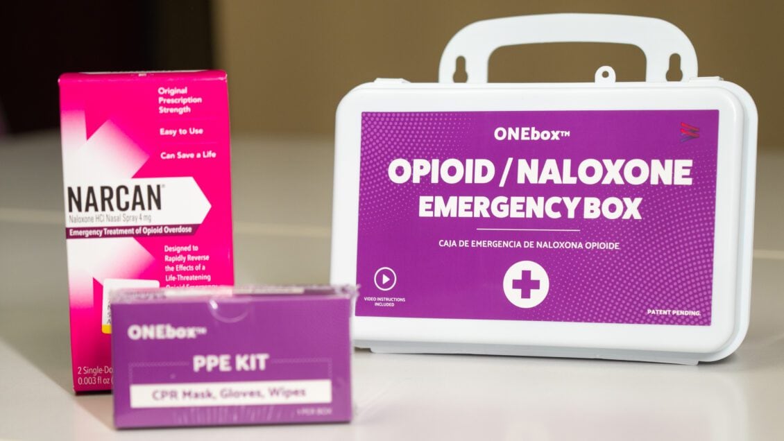 ONEbox, Narcan® kits were distributed to 22 buildings across Clemson University's main campus.