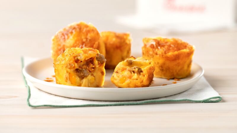 Chorizo Cheddar Egg Bites