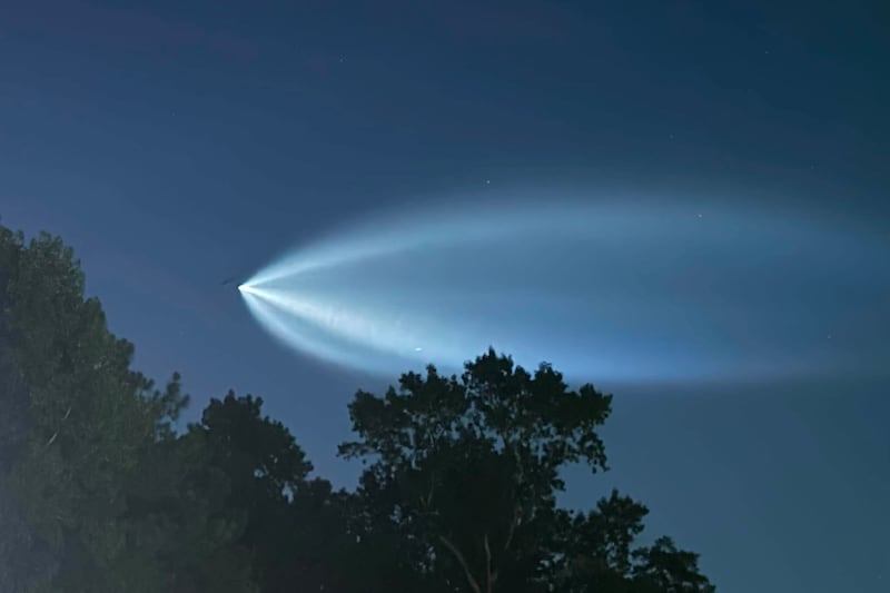 Early morning SpaceX rocket launch spotted over Savannah area
