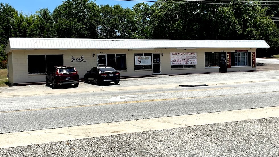 Nothing seemed to be going on June 23, 2022, at a Milledgeville Road storefront of the...