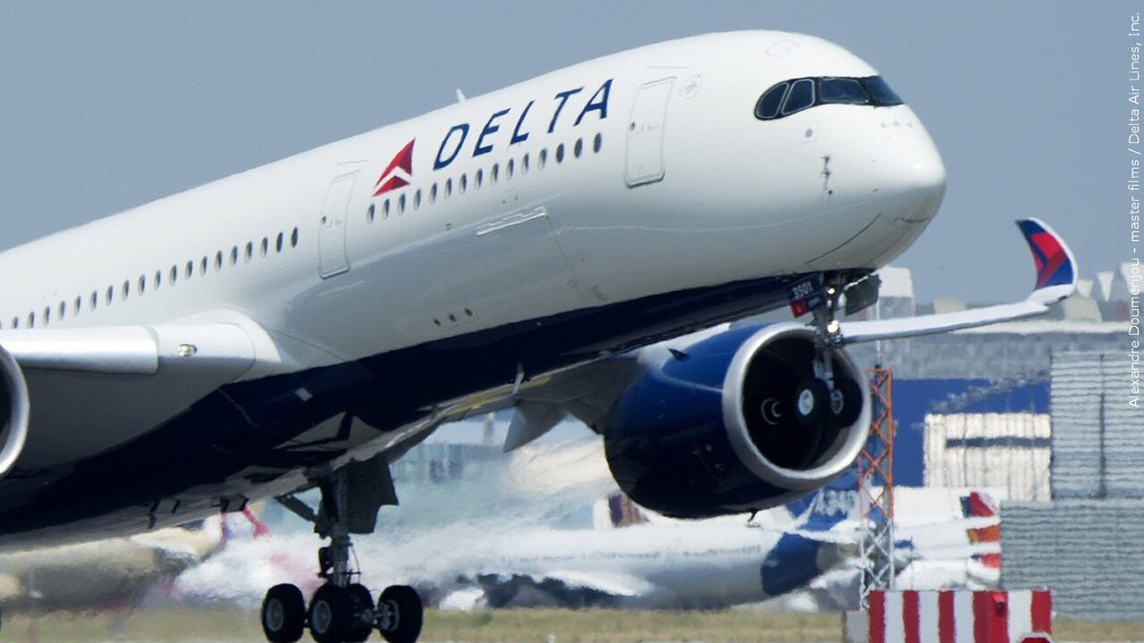 An unruly Delta enger reportedly was taken into police custody after landing in New Orleans.