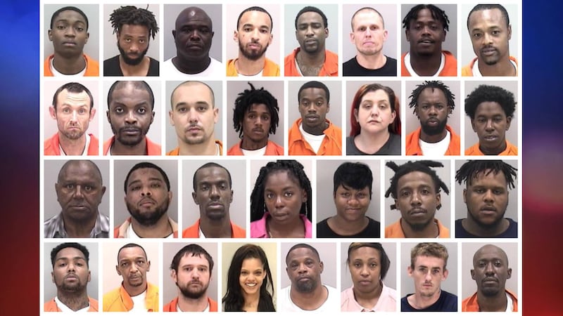 These are among the suspects in the Richmond County Sheriff's Office bust of a drug ring.