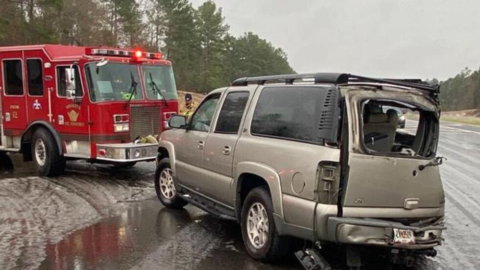 Crash involving Augusta firefighter