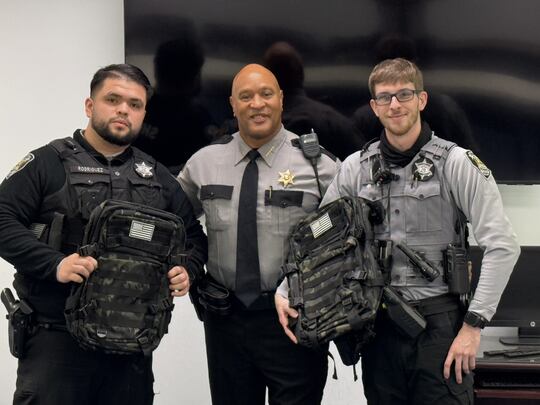 Sheriff Brantley and Chief Blanchard stopped by muster Sunday at 5:45 PM to thank the deputies...