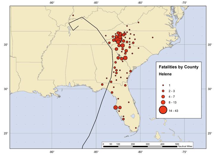 Helene Devestation Map New stats show how truly bad Hurricane Helene was in the CSRA