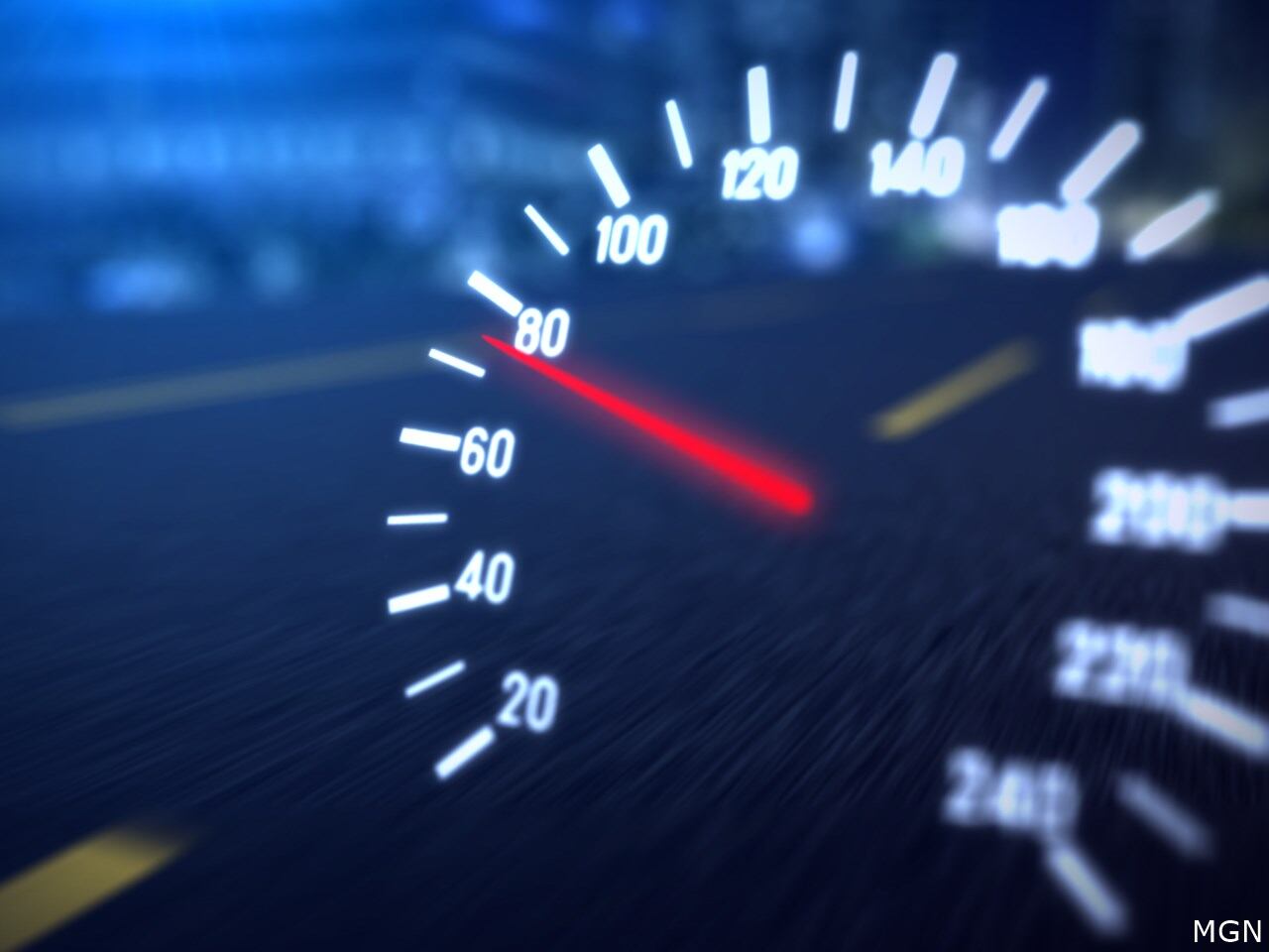 A speedometer.