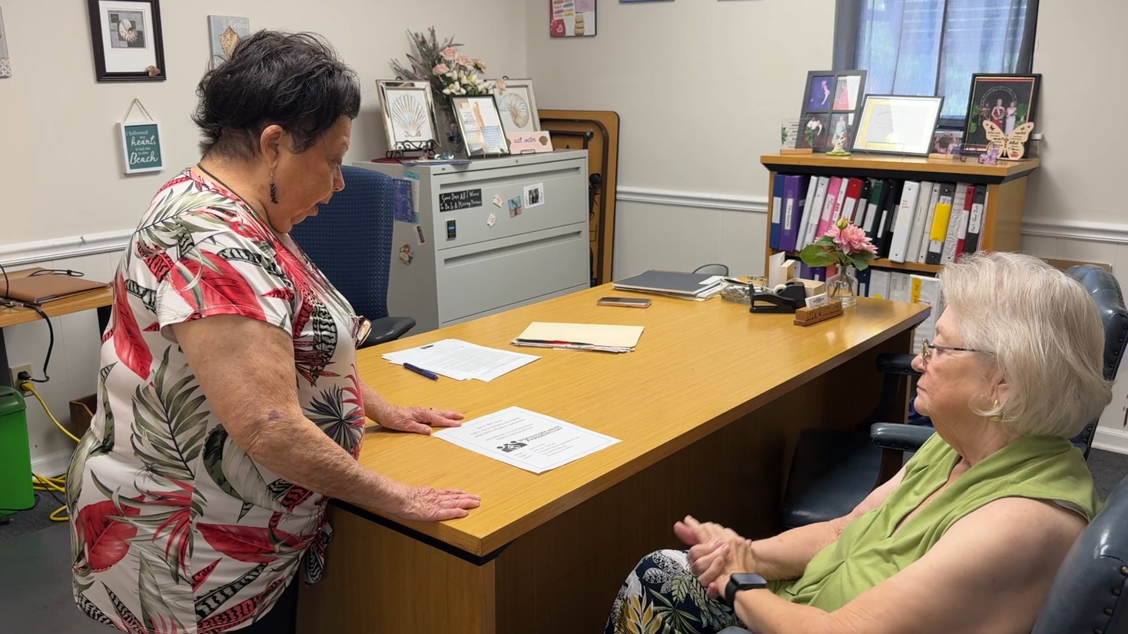 Finding Solutions: Senior citizens volunteering to tutor local students