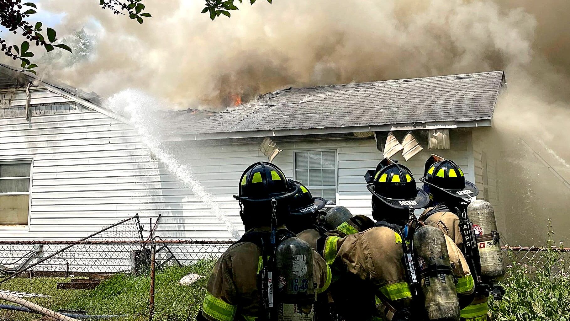 Aiken home fire in Crosland Park