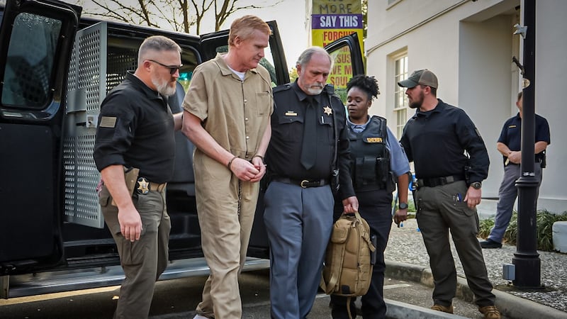 Alex Murdaugh arrives at the Colleton County Courthouse on March 3.