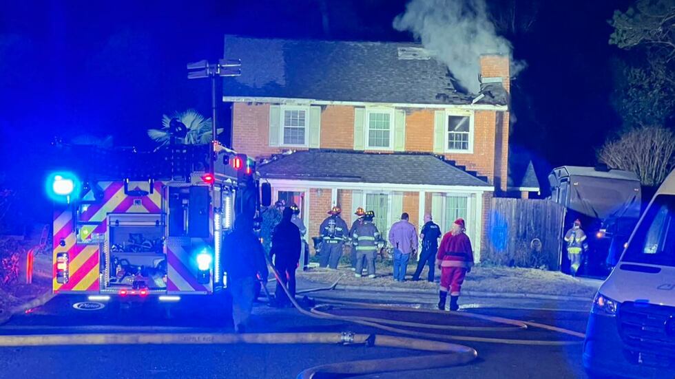 House fire in the Hidden Hills neighborhood