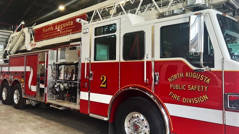 North Augusta Department of Public Safety firetruck