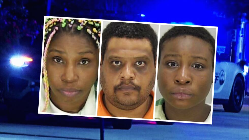 From left: Diane Lamish Seright, 42; Antonio Bennie Nash, 39; September De’Asia Seright, 19