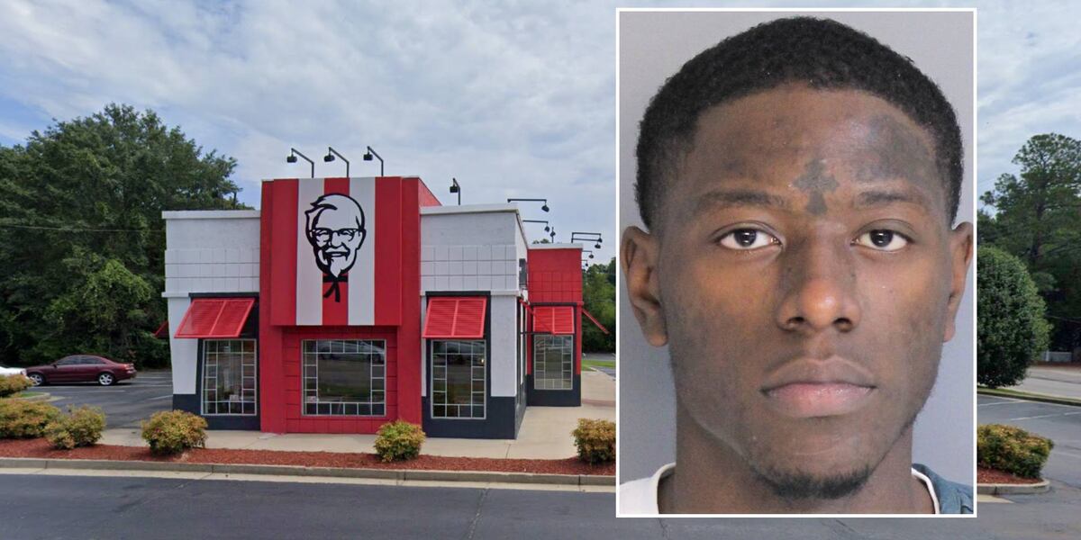 Kfc Robbery Augusta man charged in armed robbery of North Augusta KFC
