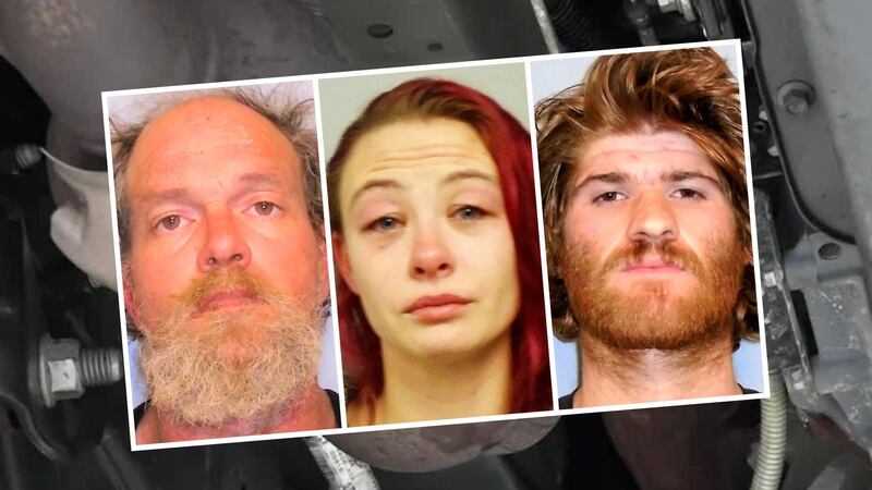 3 caught in act of stealing catalytic converters, authorities say