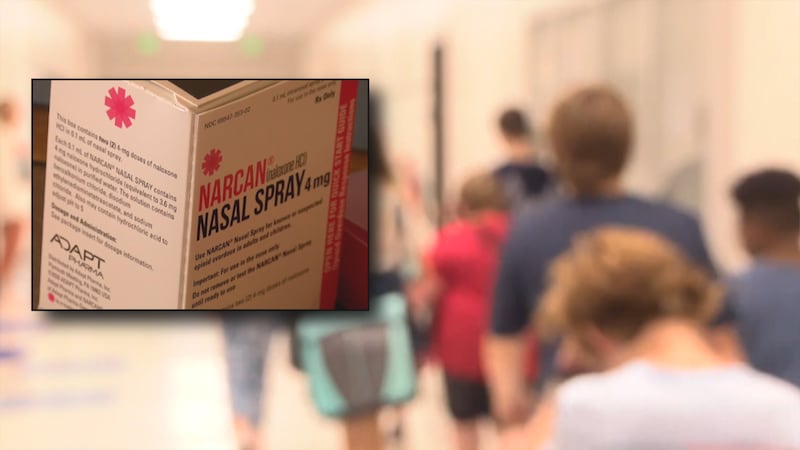 If an overdose were to happen on school grounds, a nurse or any school employee can ister...