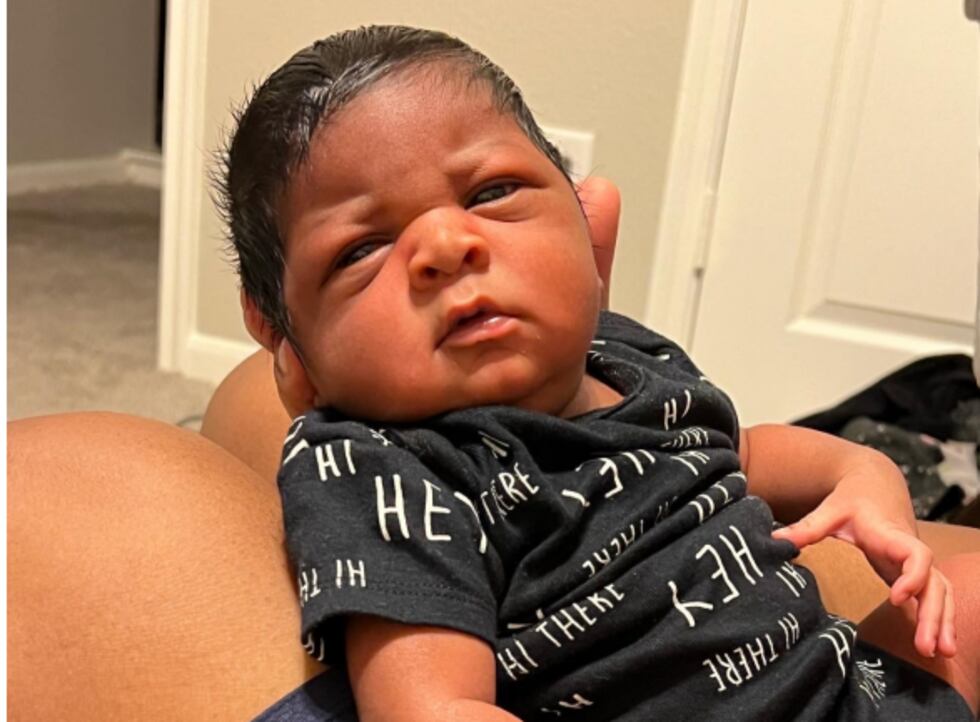 Magnus Diem Myles weighed in at 8 lbs. 8 oz.