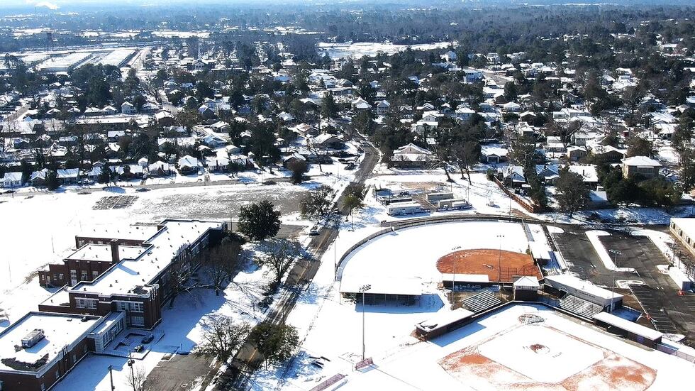 Walton Way area after snow storm