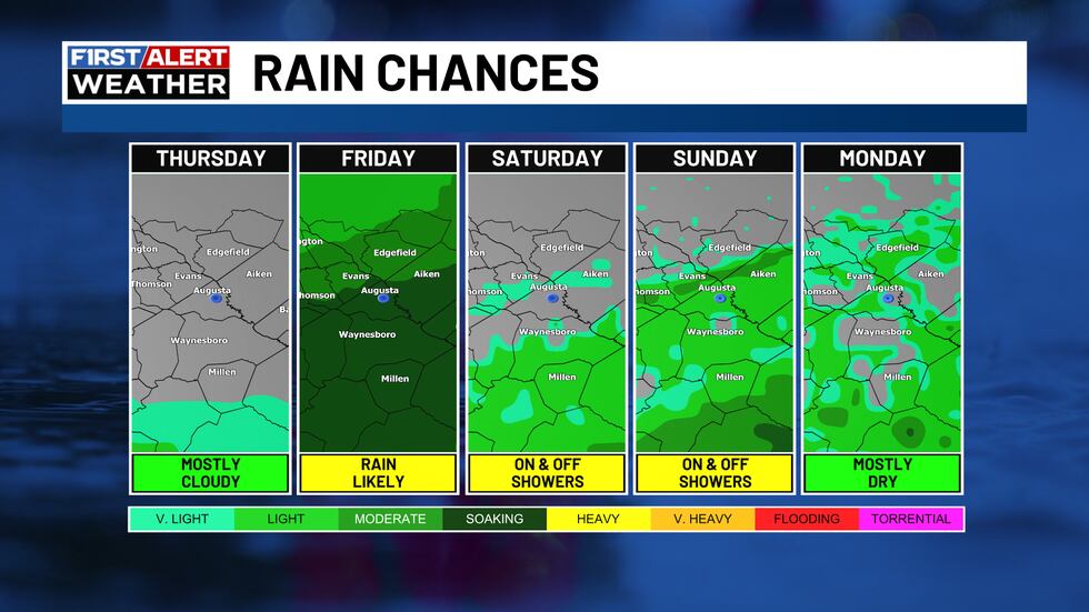 First Alert Forecast l Rain moving out but will return later in the week
