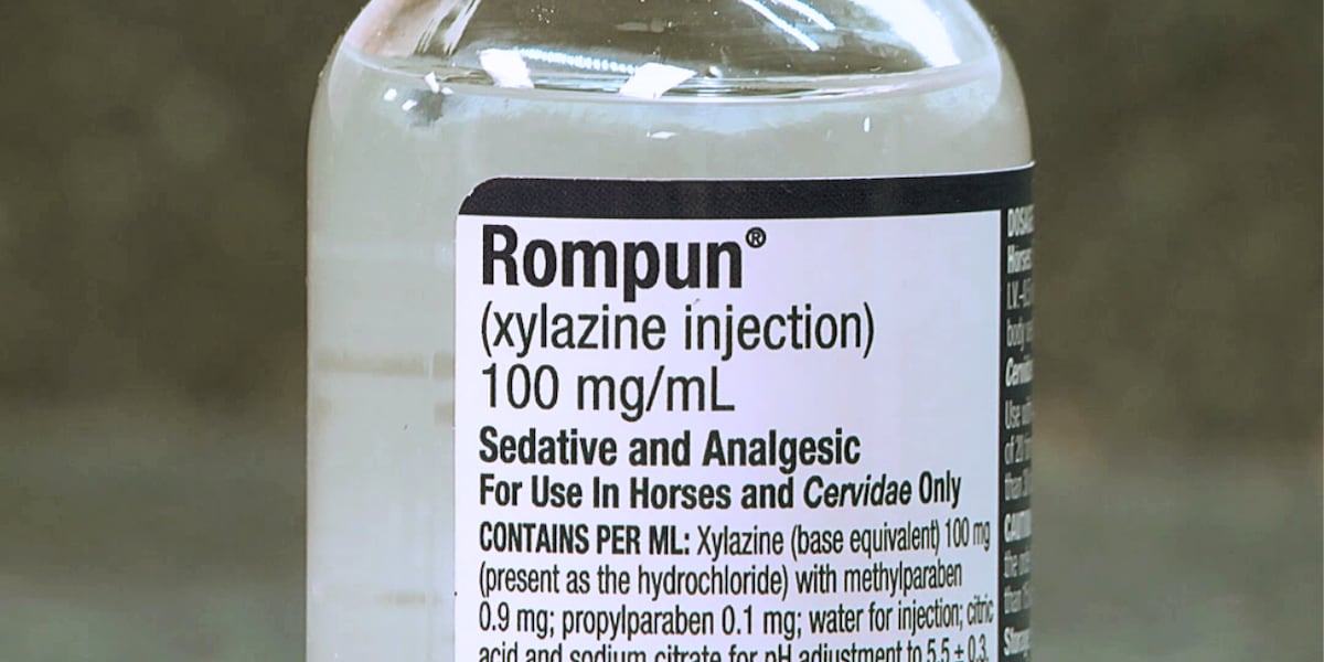 Rompun S.C., Ga. health officials keeping an eye on spread of ‘tranq’
