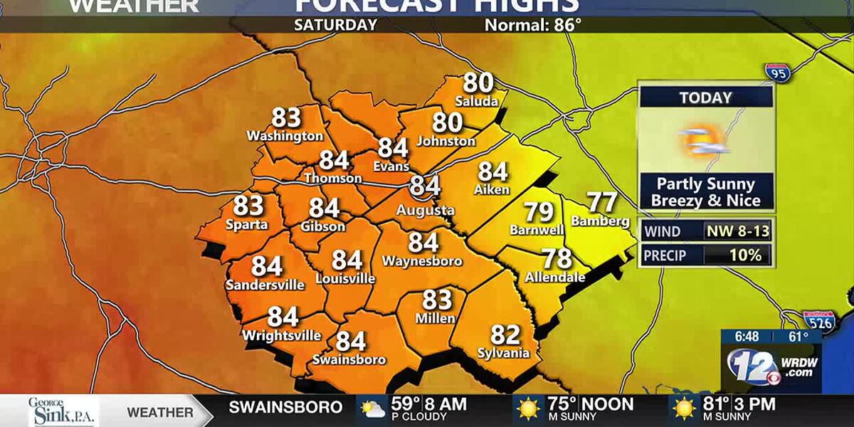 Weather Update Example Daily Forecast | The latest from First Alert Meteorologist Chris Still