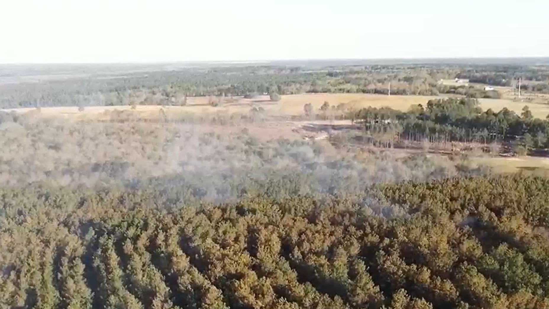 According to the South Carolina Forestry Commission, a perimeter has been constructed around...