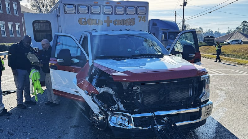 A Richmond County Sheriff’s Office vehicle and an ambulance were involved in a crash Friday...