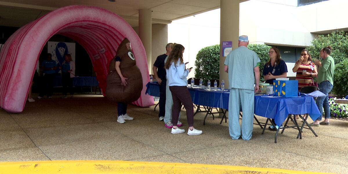 Colon Guard Inflatable WellStar MCG hosts walk-through inflatable colon to raise colorectal ...