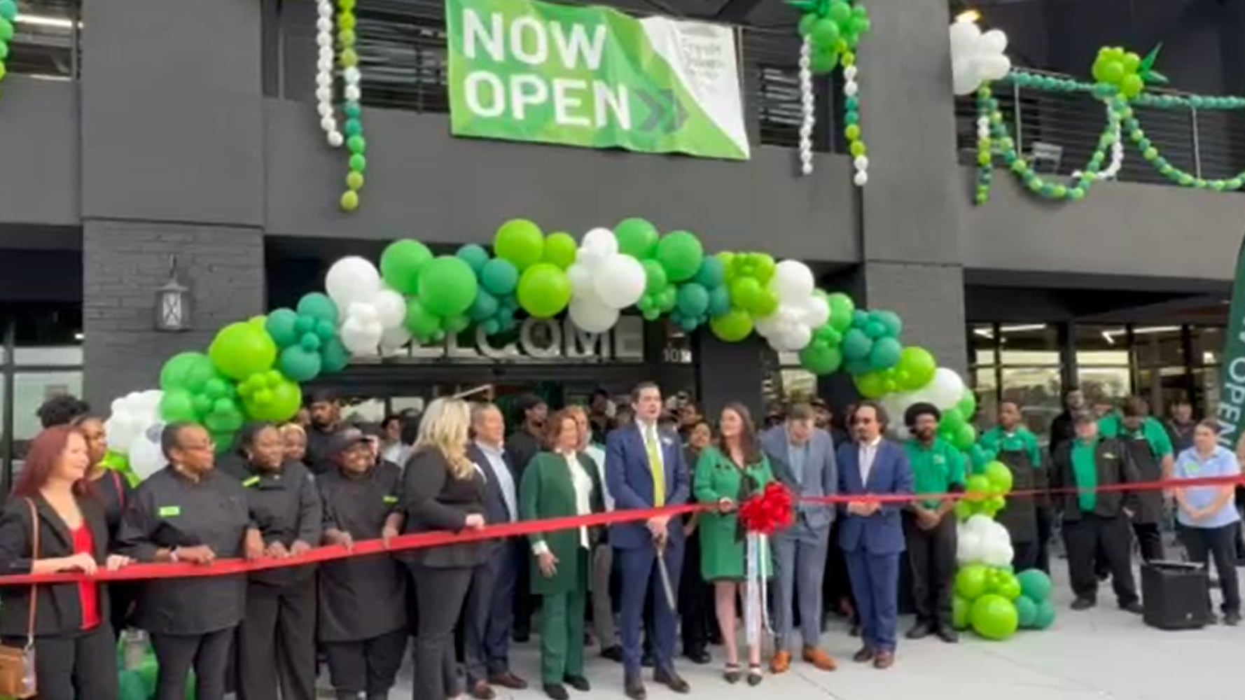 The new FreshTake grocery store held a grand opening ceremony Jan. 30.