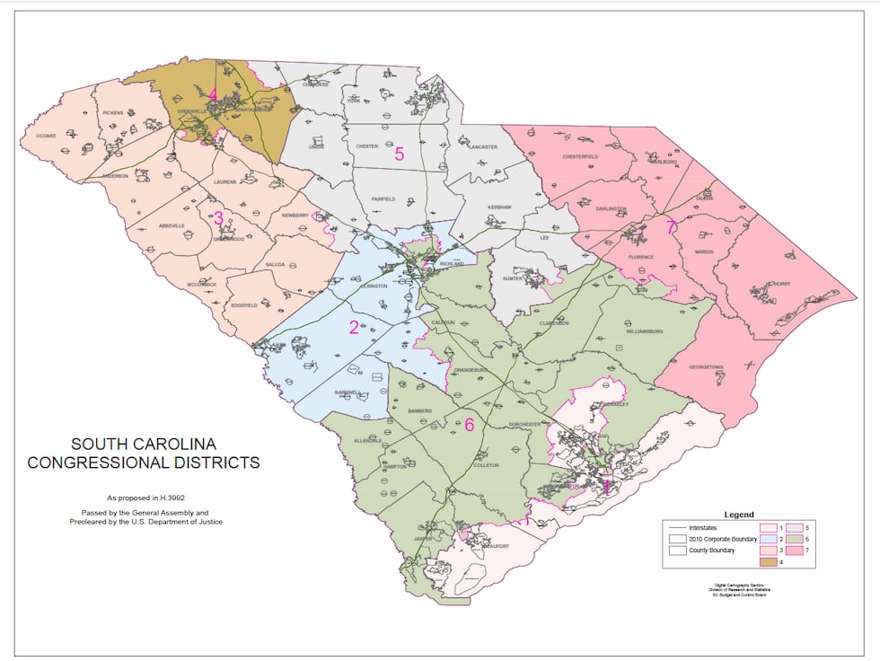 S.C. lawmakers work on redrawing congressional maps