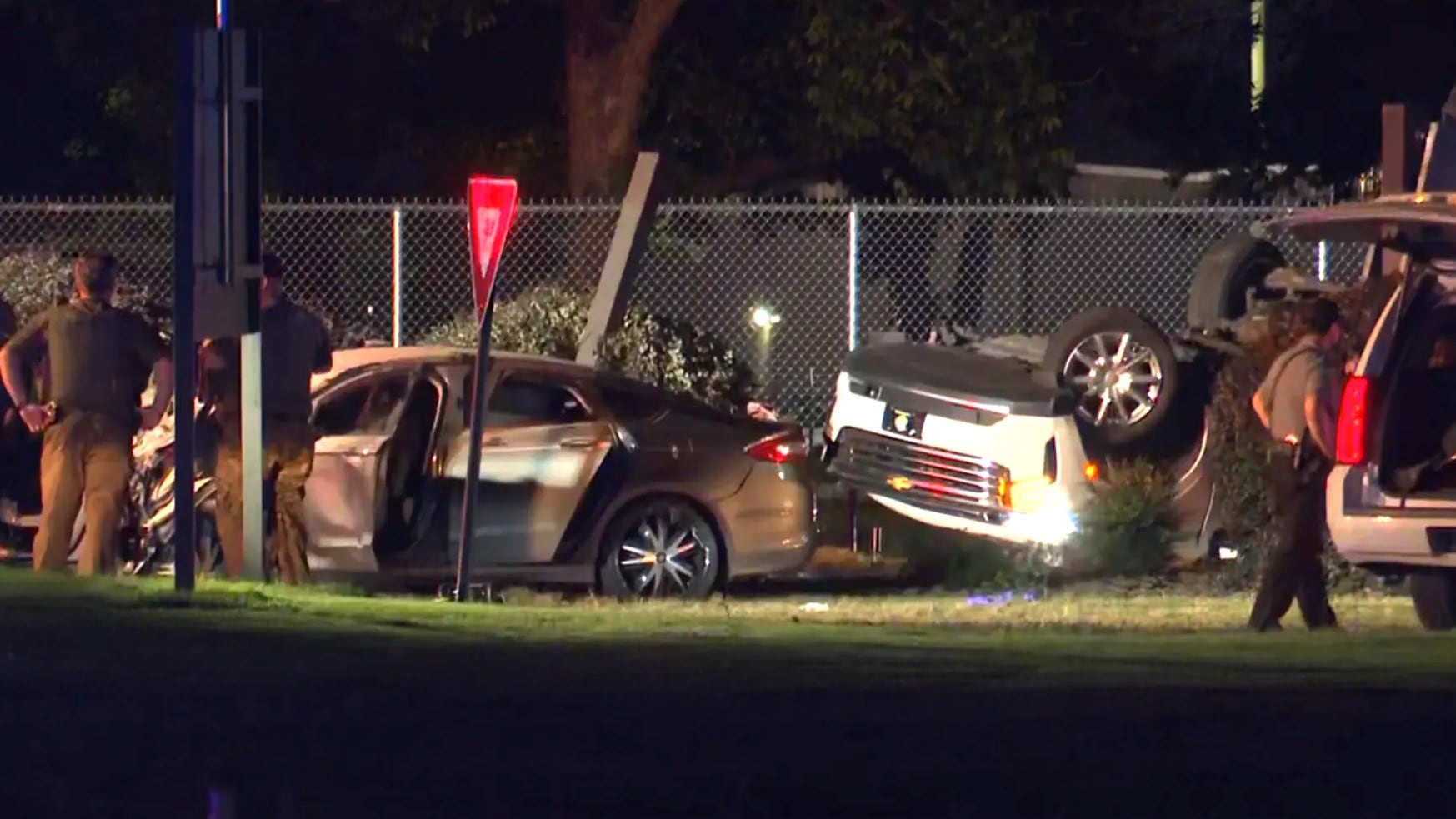 A traffic stop turned into a vehicle fire on Old Jackson Highway after the suspect drove away...