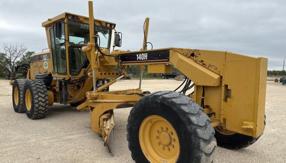 Inmate Robert Salyer escaped with a grader like this one, authorities say.
