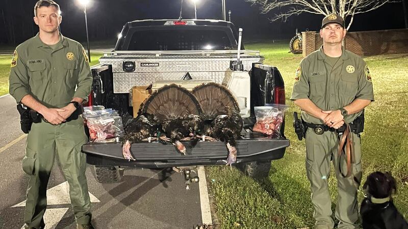 After receiving a tip, wardens went to a McCormick County location where they found evidence...