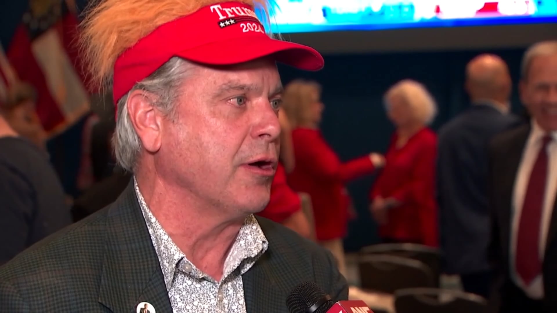 Trump voter at Georgia watch party.