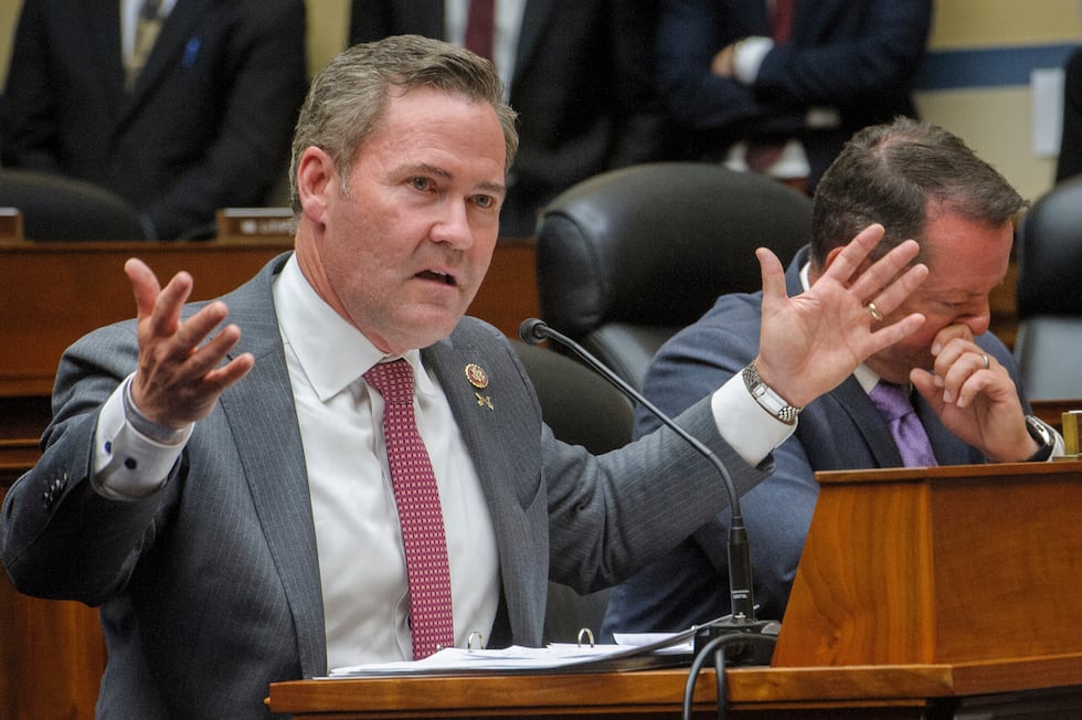 FILE - Rep. Mike Waltz, R-Fla., speaks during a hearing on Capitol Hill, July 22, 2024, in...